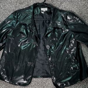 Black rain coat